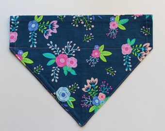 Dog Bandanas, Cat Bandanas, Blue Bandanas, Over the Collar Bandanas, Dog Scarfs, Floral Bandanas, Pet Gifts, Cat Scarfs, Pet Scarfs