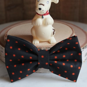 Black Dog Bow Tie, Halloween Dog Bow Tie, Polka Dots Print Bow Tie, Cat Collar Bow Tie, Pet Accessories, Pet Gifts, Pet Bow Ties, Dog Gifts