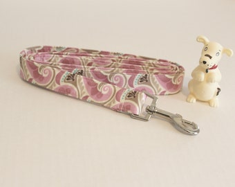 Dog Leash, Purple Leash, 1" Dog Leash, Floral Dog Leash, Short Dog Lead, Any Length Dog Leash, Traffic Leash, Long Leash, Susie Leash