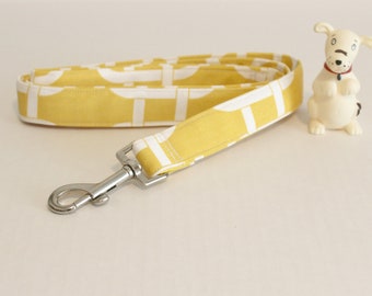 Dog Leash, Yellow Dog Leash, Trendy Dog Lead, Custom Dog Leash, Pet Leash, Cute Dog Leash, Handmade Dog Leash, Pet Gifts, Diana Dog Leash