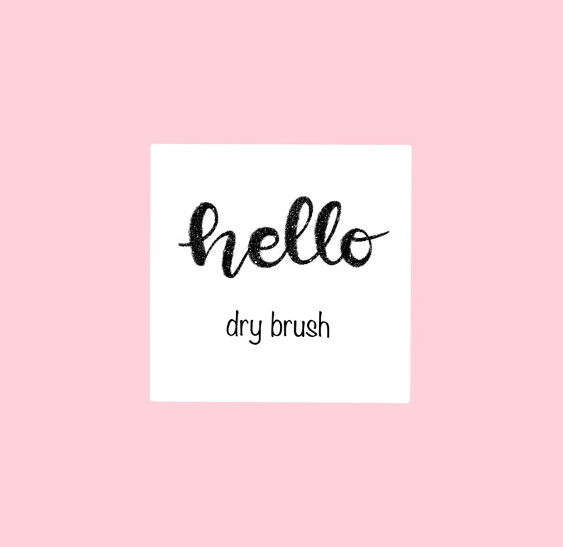 Procreate Brushes Basic Procreate Brush Set Monoline Brush Etsy