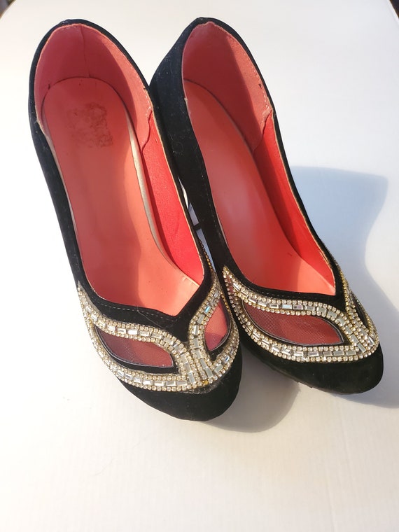 Sexy burlesque shoes size 5