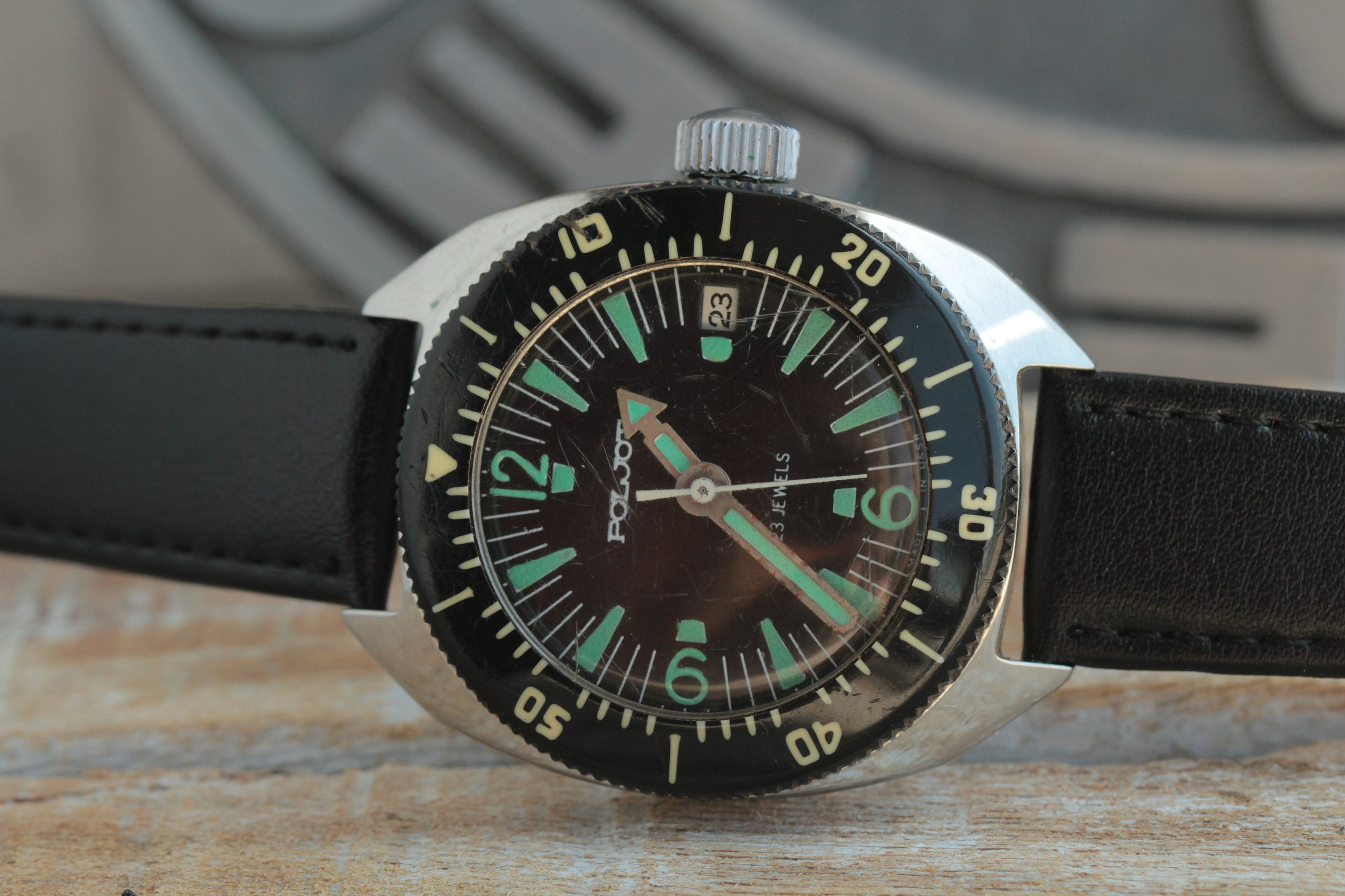 Poljot Amphibian Vintage Mechanical Watch Etsy