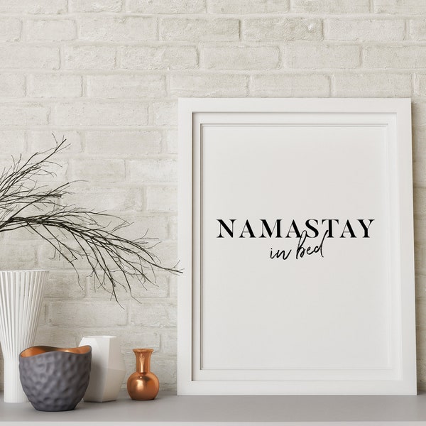 Namastay in Bed - Etsy