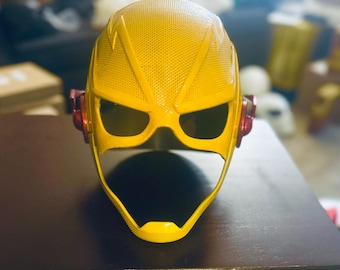 Season 6-8 CW Reverse Flash Helmet with Magnetic Jaw Made to Order