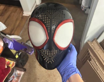 Miles Morales Spiderman Faceshell Made to Order