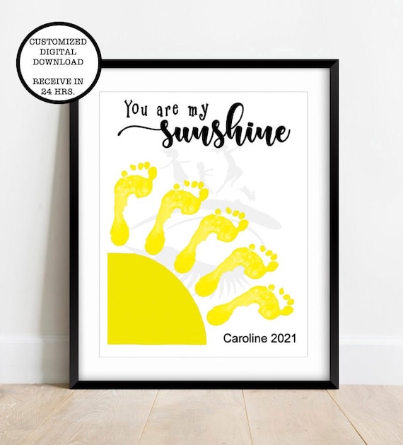 Digital Download with customization You are my Sunshine