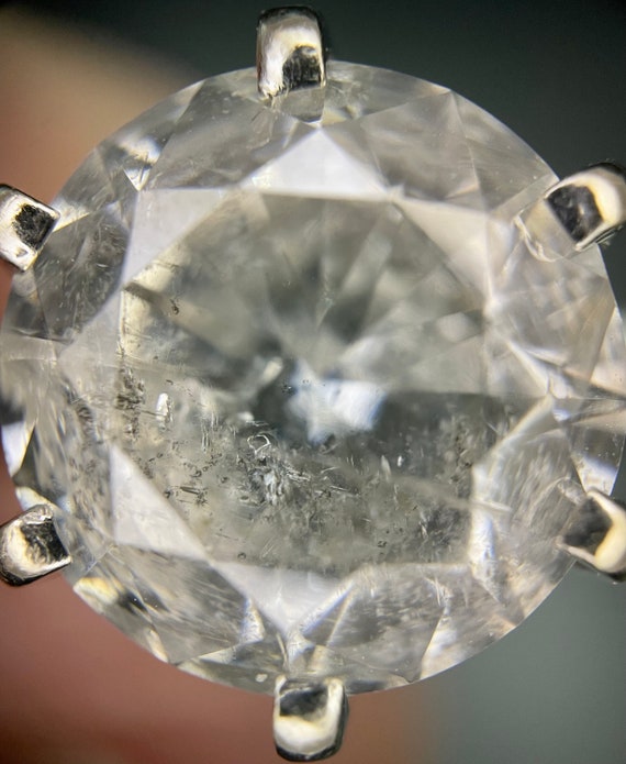 Vintage Apraised 1.34 TCW 14K WG Natural Diamond … - image 9