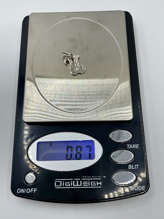 Celestial Vintage Cursive Initial U Sterling Silv… - image 6