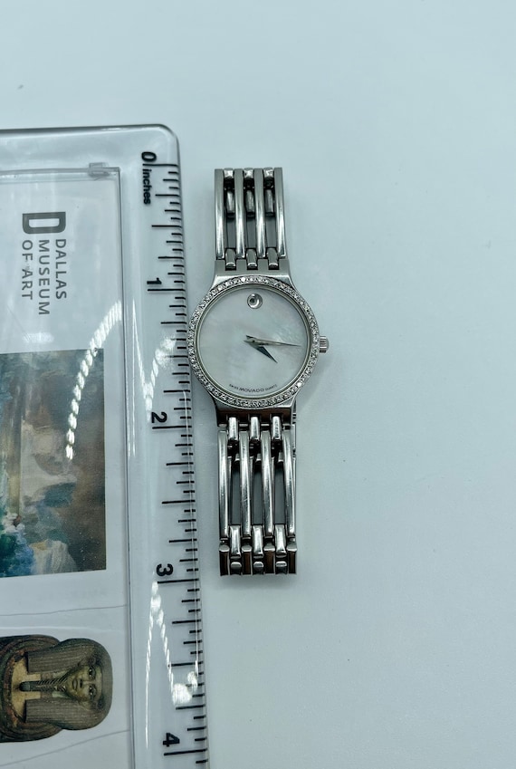 Movado Esperanza ladies watch Vintage retired Movado 84 Esperanza Ladies Watch 23mm Black Dial Two Tone  main image 4