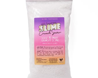 Crunchy Snow For Slime, Fake Plastic Snow, Slime Supplies, Slime Ingredients, Slime Materials, Slime Fantasies, Slime Shops