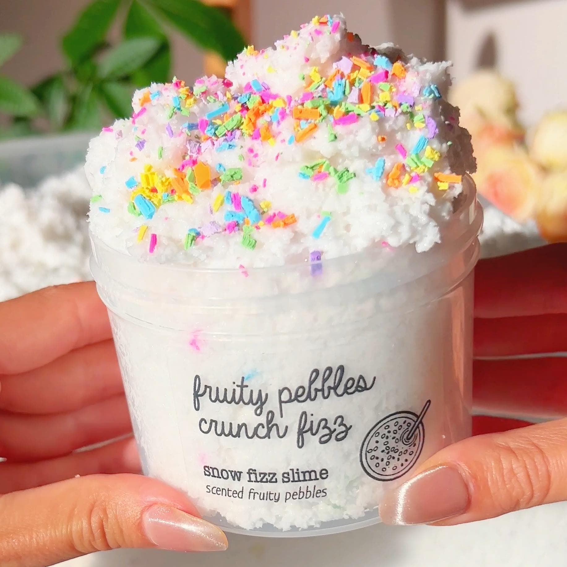 Rainbow Cereal Scented Slime, Sizzly Slime, Slime with Sprinkles, Nostalgia Gift, Unique Gift for Her, Slime Shops, Slime Fantasies
