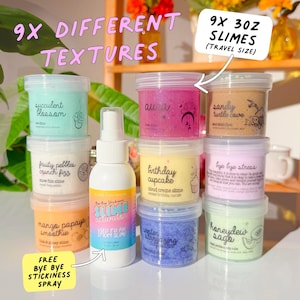 Slime Discovery Set, 9 Different Slime Textures, Slime Texture Sampler, Slime Bundle, Slime Gift Set, Slime Bag, Slime Fantasies, Slime Shop