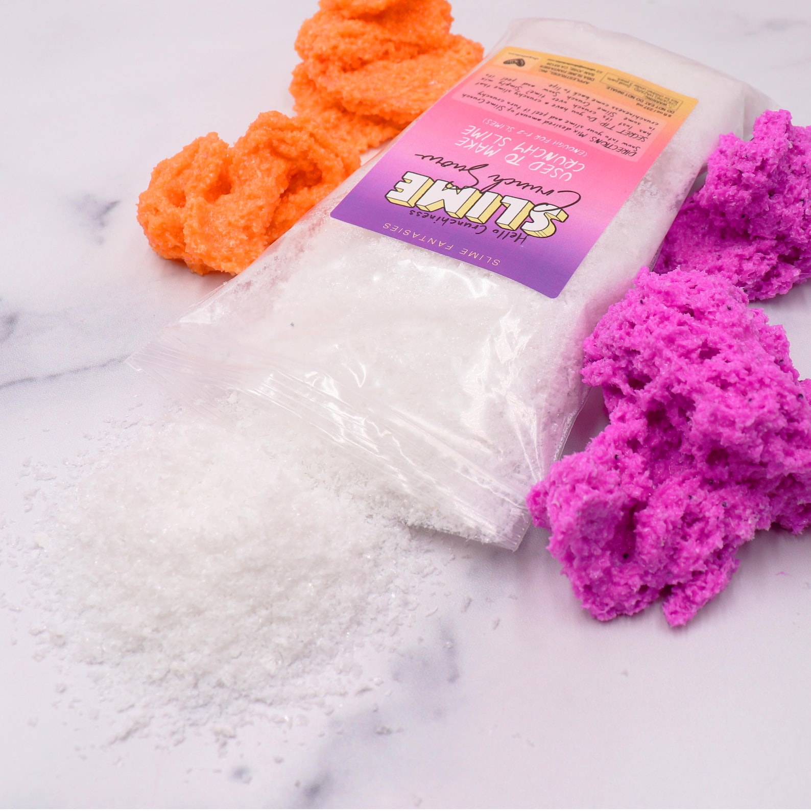Crunchy Snow for Slime Fake Plastic Snow Slime Supplies Etsy