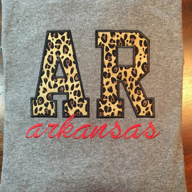 Applique Razorback Razorback Applique - Etsy