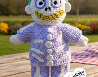 Crochet Barrel Amigurumi Doll Pattern, Nightmare Before Christmas Doll