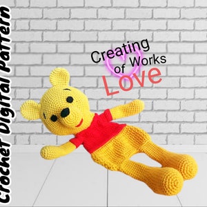 Crochet Pooh Bear Ragdoll Pattern