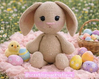 Crochet Amigurumi Bunny Pattern (PDF Download)