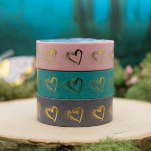 Heart Washi Trio 15 mm