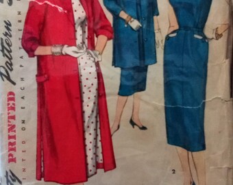 Simplicity Dress and Coat Pattern # 1465