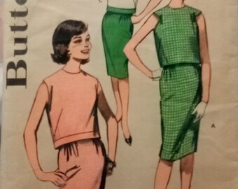 Butterick Skirt and Top Pattern # 9718