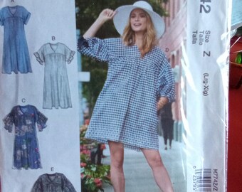 McCall's Pullover Dress Pattern #M7742