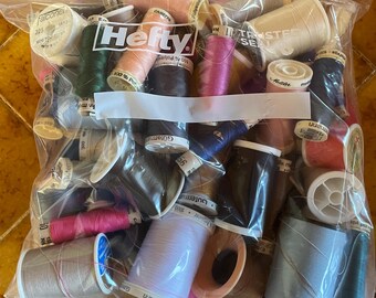 Spools of Sewing Thread