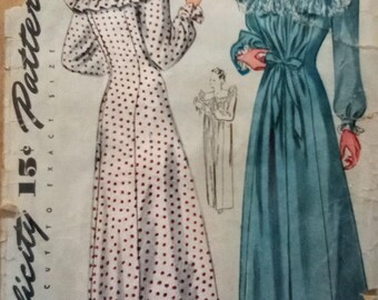 Simplicity Dressing Gown/Robe Pattern #1359