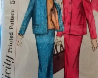 Simplicity Three Piece Suit Pattern #2217