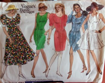 Vogue Basic Design Dress #2061
