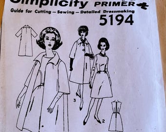 Simplicity Coat and Dress Pattern #5194