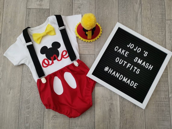 Baby Boys 1st Birthday Cake Smash Outfit// Prop.wild One Black//grey//yellow