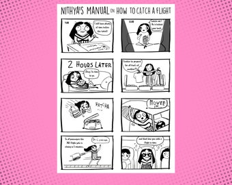 Black and White Custom Cartoon Comic Strip for any occasion/Made to Order/digital comic/birthday gift/anniversary /personalized illustration