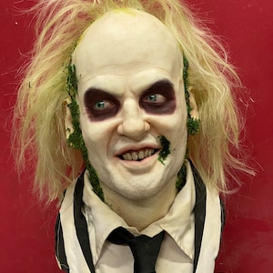 Life-Size Silicone Beetlejuice Bust