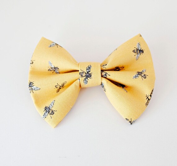 Honey Dog Bow Tie, Bees Dog Bow Tie