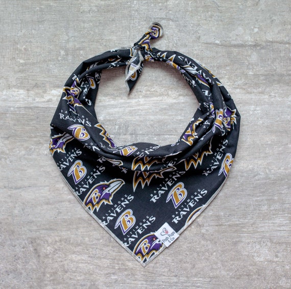 Baltimore Ravens Dog Bandana, NFL Dog Bandana