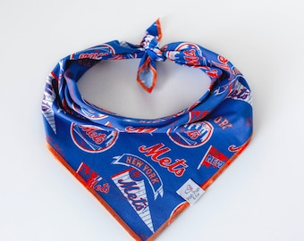 New York Mets Bandana, MLB Dog Bandana