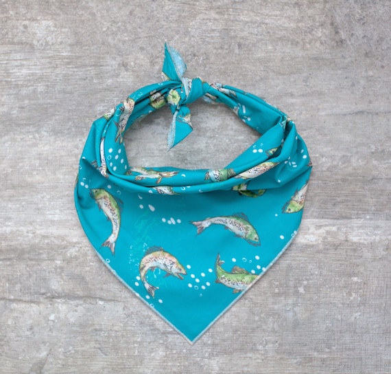 Fishy Bandana, Fishing Dog Bandana