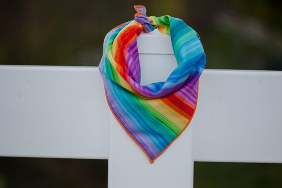 Motley Bandana, Rainbow Dog Bandana, Pride Dog Bandana