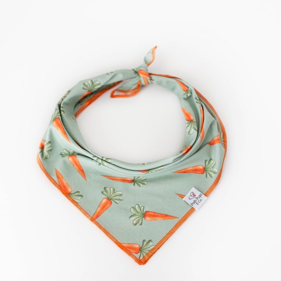 Carrot Dog Bandana, Easter Carrot Dog Bandana