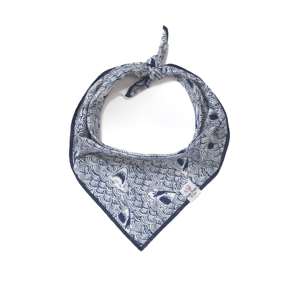 Jaws Bandana, Shark Dog Bandana,