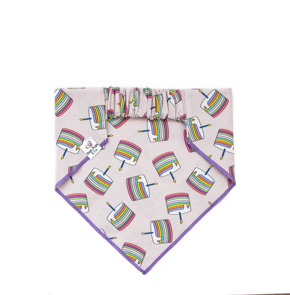 Birthday Cake Dog Bandana, Birthday Dog Bandana