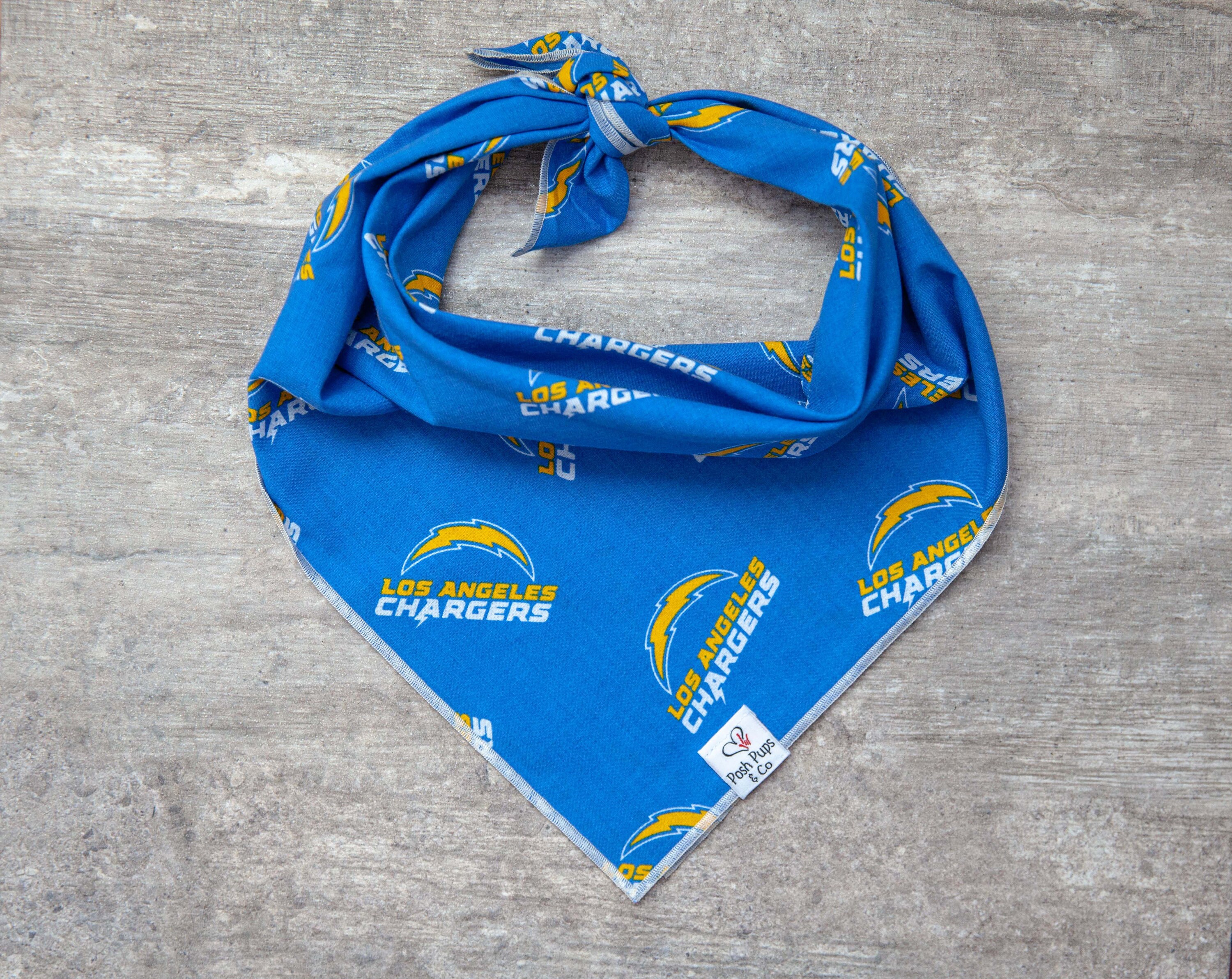 Los Angeles Chargers Dog Bandana