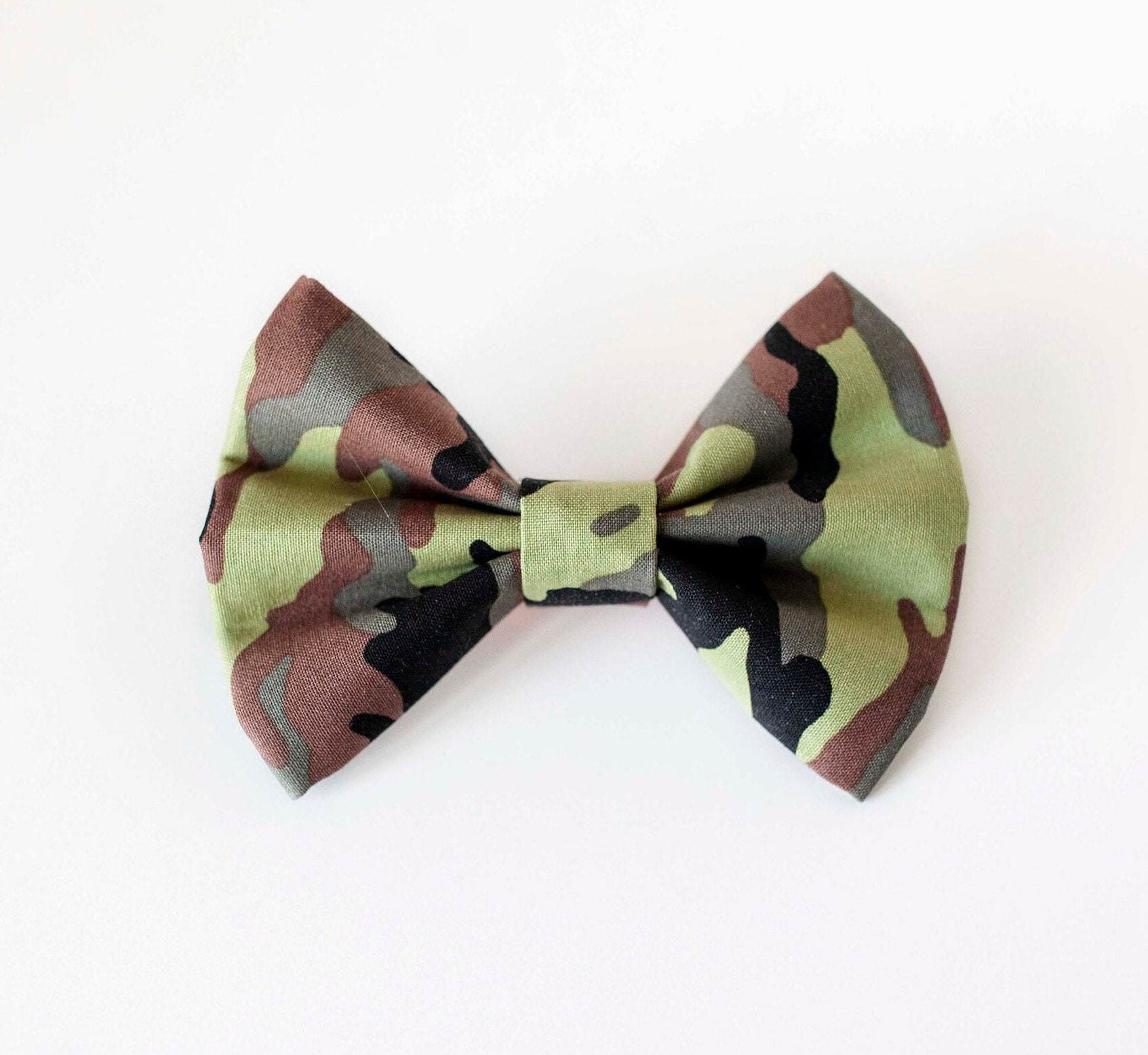 Camouflage-Dog Bow Tie 