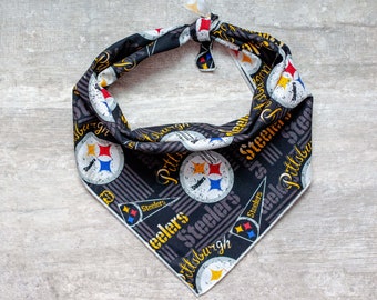 Pittsburgh Steelers Dog Bandana, NFL Dog Bandana