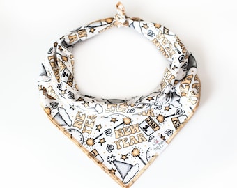 Happy New Year Dog Bandana