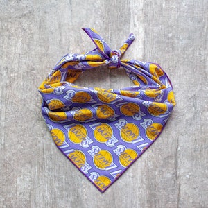 Hondenbandana Los Angeles Lakers, hondenbandana basketbal