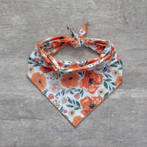 Mila Bandana, Autumn Floral Dog Bandana