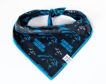 Carolina Panthers Bandana, NFL Dog Bandana