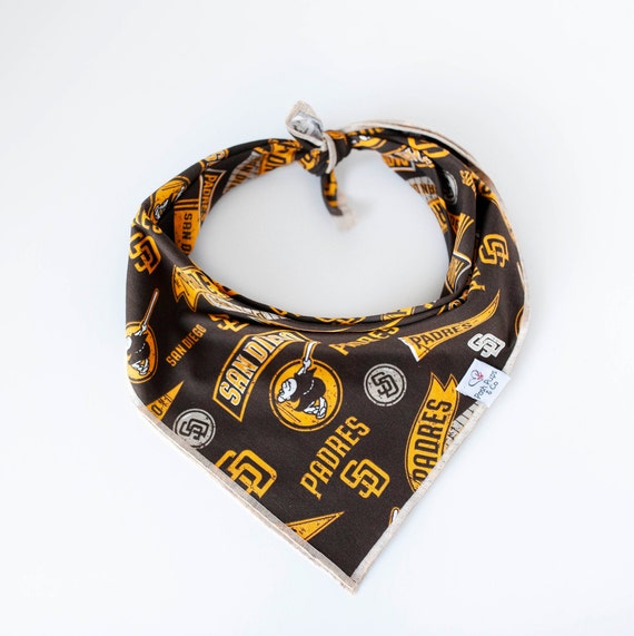 San Diego Padres Dog Bandana, MLB Dog Bandana